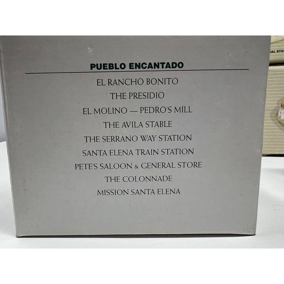 Pueblo Encantado Collection Full Set of 9 Miniature Figurines, Only Made In 1994 - Picture 7 of 16